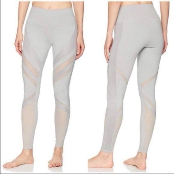 ALO | Women’s High Waisted Epic Mesh Legging - Sz Med - Light Grey - Picture 14 of 14